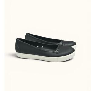Crocs Women's CitiLane Dual Comfort Slip-On Shoes Flats Size 10 Black White